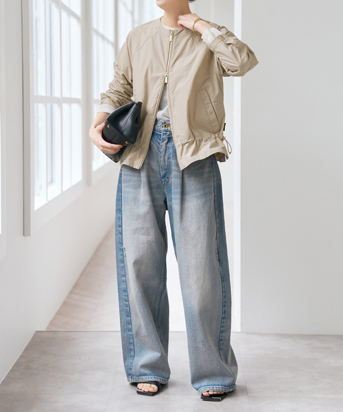 Spick & Span(スピックアンドスパン)の「《一部店舗+WEB限定》WOOLRICH / ウールリッチ CITY BOMBER(その他アウター・レディース・アイボリー/ブラック・SMALL)」の18枚目の写真