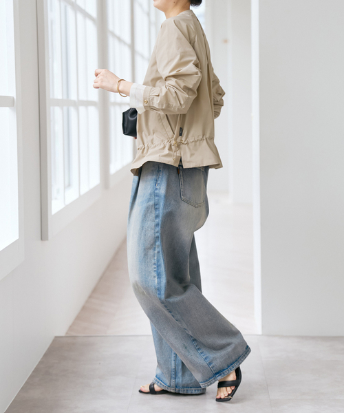 Spick & Span(スピックアンドスパン)の「《一部店舗+WEB限定》WOOLRICH / ウールリッチ CITY BOMBER(その他アウター・レディース・アイボリー/ブラック・SMALL)」の19枚目の写真