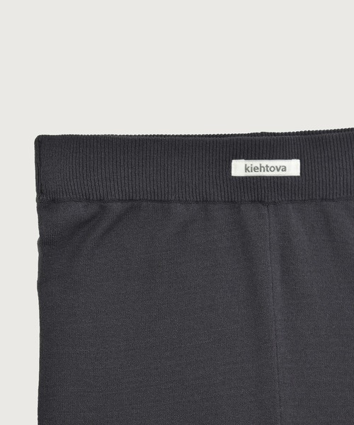 kiehtova（キエトヴァ）の「【kiehtova】SOFT TOUCH KNIT CAPRI PANTS/ソフトタッチニットカプリパンツ KTWR56（その他パンツ・レディース・ブラック/ベージュ/ダークグレー・FREE）」の5枚目の写真