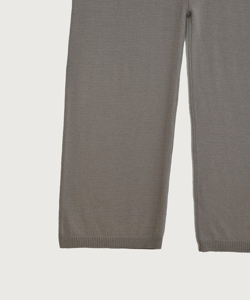 kiehtova（キエトヴァ）の「【kiehtova】SOFT TOUCH KNIT CAPRI PANTS/ソフトタッチニットカプリパンツ KTWR56（その他パンツ・レディース・ブラック/ベージュ/ダークグレー・FREE）」の12枚目の写真