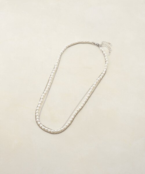 DISCOAT（ディスコート）の「【GOLDY】チェーンパール3SETネックレス（ネックレス・レディース・シルバー/ゴールド・FREE）」の9枚目の写真