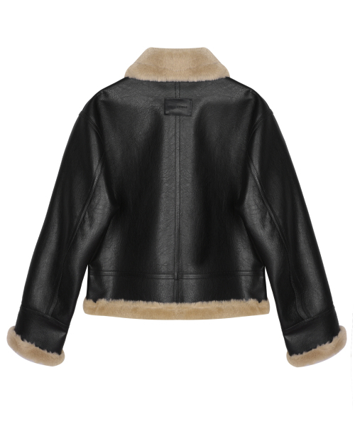 NICK&NICOLE(ニックアンドニコール)の「VINTAGE LEATHER FUR MUSTANG_BROWN(ムートンコート・レディース・その他・FREE)」の5枚目の写真