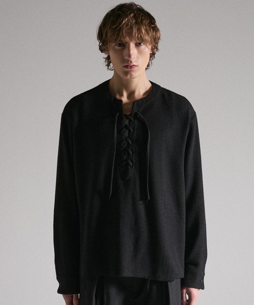 K*様 GRANCY レースアップライトメッシュプルオーバー GRANCY】Lace-Up Light Mesh Pullover / レースアップライトメッシュ