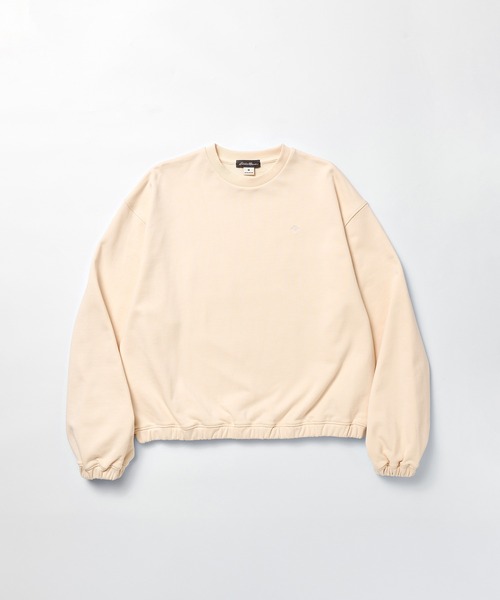 Eddie Bauer(エディーバウアー)の「コージー コクーン クロップ スウェット(スウェット・レディース・ブルー/杢グレー/アイボリー・L/M/S/XL)」の14枚目の写真