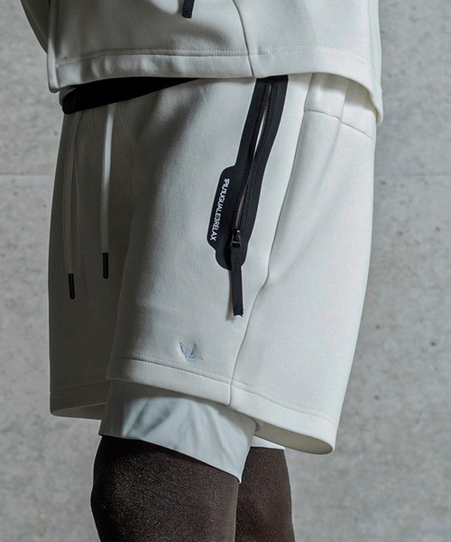 1PIU1UGUALE3  RELAX （ウノピゥウノウグァーレトレ リラックス）の「1PIU1UGUALE3 RELAX(ウノピゥウノウグァーレトレ リラックス)バーティカルポケット テックショートパンツ（その他パンツ・メンズ・グレー/ブラック/ホワイト・S/M/L/XL/XXL）」の8枚目の写真