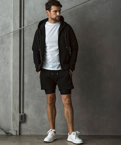 1PIU1UGUALE3  RELAX （ウノピゥウノウグァーレトレ リラックス）の「1PIU1UGUALE3 RELAX(ウノピゥウノウグァーレトレ リラックス)バーティカルポケット テックショートパンツ（その他パンツ・メンズ・グレー/ブラック/ホワイト・S/M/L/XL/XXL）」の17枚目の写真