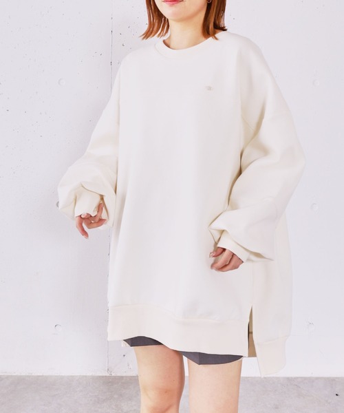 archives(アルシーヴ)の「ダンボールBIGプルオーバー(スウェット・レディース・アイボリー/ブラック/グレー・MEDIUM)」の8枚目の写真