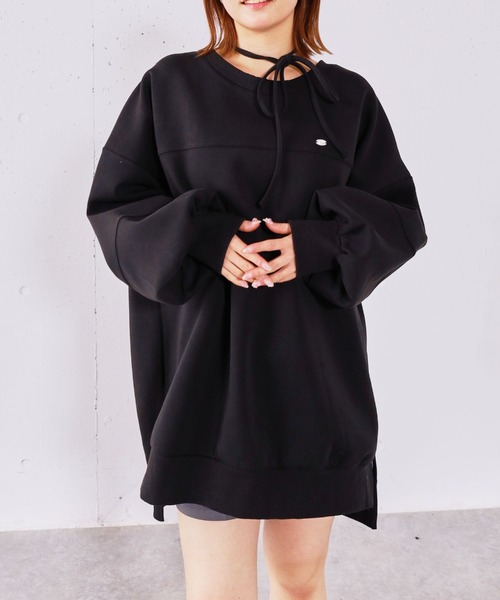 archives(アルシーヴ)の「ダンボールBIGプルオーバー(スウェット・レディース・アイボリー/ブラック/グレー・MEDIUM)」の17枚目の写真