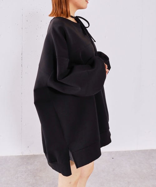 archives(アルシーヴ)の「ダンボールBIGプルオーバー(スウェット・レディース・アイボリー/ブラック/グレー・MEDIUM)」の19枚目の写真