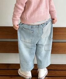aimoha | 【aimoha-KIDS-】キッズ　バルーンデニムパンツ(デニムパンツ)