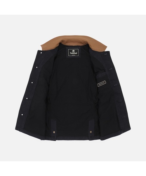 Timberland（ティンバーランド）の「キャンバス フィールド コート ユニセックス（カバーオール・メンズ・ブラック×ブルー・X-LARGE/SMALL/MEDIUM/LARGE）」の5枚目の写真