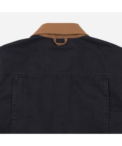 Timberland（ティンバーランド）の「キャンバス フィールド コート ユニセックス（カバーオール・メンズ・ブラック×ブルー・X-LARGE/SMALL/MEDIUM/LARGE）」の7枚目の写真