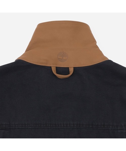 Timberland（ティンバーランド）の「キャンバス フィールド コート ユニセックス（カバーオール・メンズ・ブラック×ブルー・X-LARGE/SMALL/MEDIUM/LARGE）」の8枚目の写真