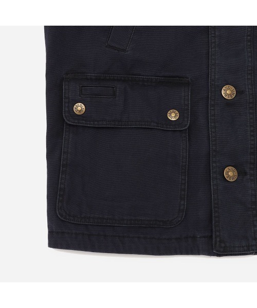 Timberland（ティンバーランド）の「キャンバス フィールド コート ユニセックス（カバーオール・メンズ・ブラック×ブルー・X-LARGE/SMALL/MEDIUM/LARGE）」の9枚目の写真