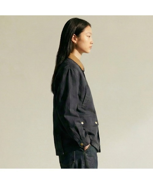 Timberland（ティンバーランド）の「キャンバス フィールド コート ユニセックス（カバーオール・メンズ・ブラック×ブルー・X-LARGE/SMALL/MEDIUM/LARGE）」の17枚目の写真