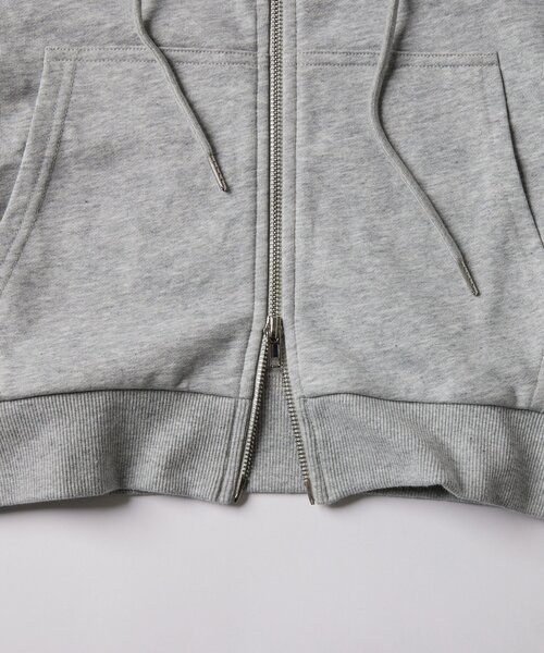 WHO'S WHO gallery（フーズフーギャラリー）の「ビッグカラージップオフショル（パーカー・レディース・ネイビー/グレー・FREE）」の4枚目の写真