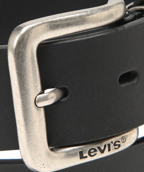 Levi's（リーバイス）の「Levi's (リーバイス) ベーシック レザーベルト 牛革 牛床革 15116020（ベルト・メンズ・ダークブラウン/ブラック/ブラウン・-）」の4枚目の写真