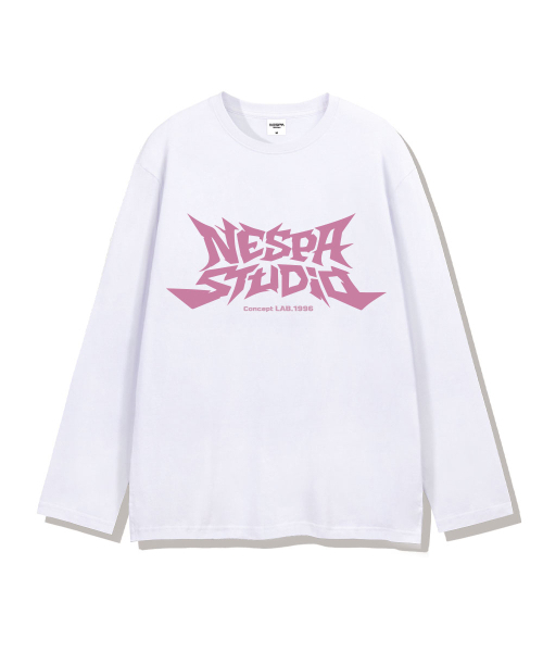 NESPA STUDIO（ネスパスタジオ）の「スタジオコア レディース レイヤード ロングスリーブ 4カラー [NSPR_9001]（Tシャツ/カットソー・レディース・ブラック/ホワイト×ブラック/ホワイト/ブラック×ホワイト・MEDIUM/LARGE/X-LARGE）」の5枚目の写真