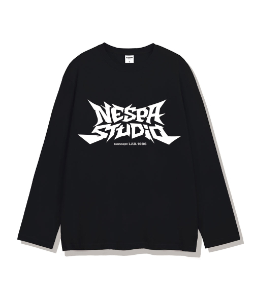 NESPA STUDIO（ネスパスタジオ）の「スタジオコア レディース レイヤード ロングスリーブ 4カラー [NSPR_9001]（Tシャツ/カットソー・レディース・ブラック/ホワイト×ブラック/ホワイト/ブラック×ホワイト・MEDIUM/LARGE/X-LARGE）」の7枚目の写真