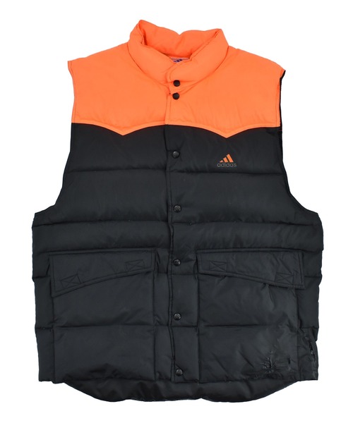 セール】【USED】adidas 2トーン ダウンベスト（ダウンベスト