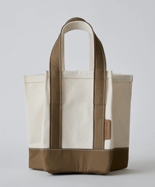HASHIBAMI（ハシバミ）の「HASHIBAMI/ハシバミ/星底キャンバスバッグ（トートバッグ・レディース・ブラウン/ブラック・F）」の9枚目の写真