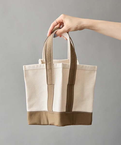 HASHIBAMI（ハシバミ）の「HASHIBAMI/ハシバミ/星底キャンバスバッグ（トートバッグ・レディース・ブラウン/ブラック・F）」の13枚目の写真