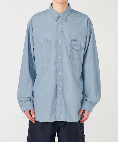 nanamica（ナナミカ）の「【nanamica / ナナミカ】Regular Collar Chambray Shirt（シャツ/ブラウス・メンズ・グレー/ライトブルー・M）」の3枚目の写真