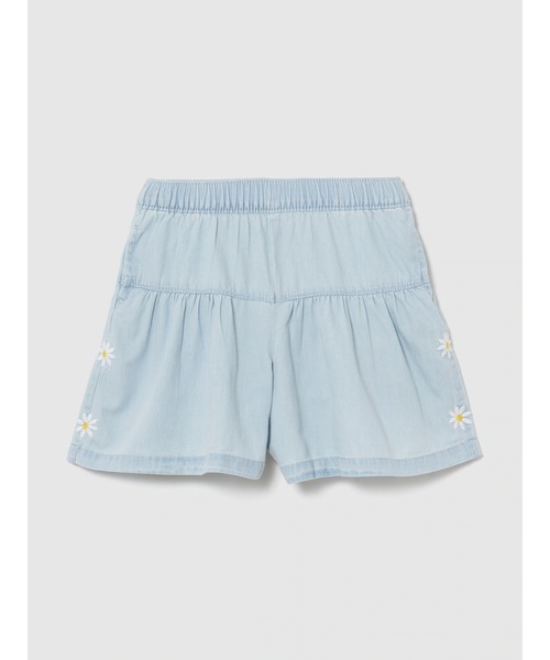 GAP（ギャップ）の「プルオン ティアード ショートパンツ (キッズ)（その他パンツ・キッズ・ネイビー/ブルー・70cm/80ｃｍ/90cm/95cm/100cm/105cm/110cm）」の2枚目の写真