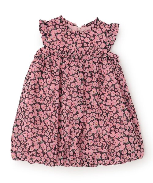 sense of wonder（センスオブワンダー）の「プチフルールバルーンワンピース（ワンピース・キッズ・クリーム/ピンク・80ｃｍ/90cm/100cm/110cm/120cm/130cm）」の2枚目の写真