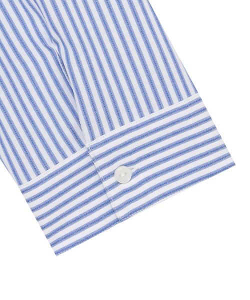 TOKYO SHIRTS（トウキョウシャツ）の「COFREX ボウタイ ブラウス 七分袖 レディースデザインシャツ（シャツ/ブラウス・レディース・ブルー・S/M/L/LL/XL）」の5枚目の写真