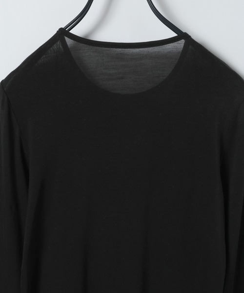 JEANASIS(ジーナシス)の「【25quee】ソデキリカエシアーTEE LS/655820(Tシャツ/カットソー・レディース・ブラック系その他/ブルー系その他/ホワイト系その他・FREE)」の9枚目の写真