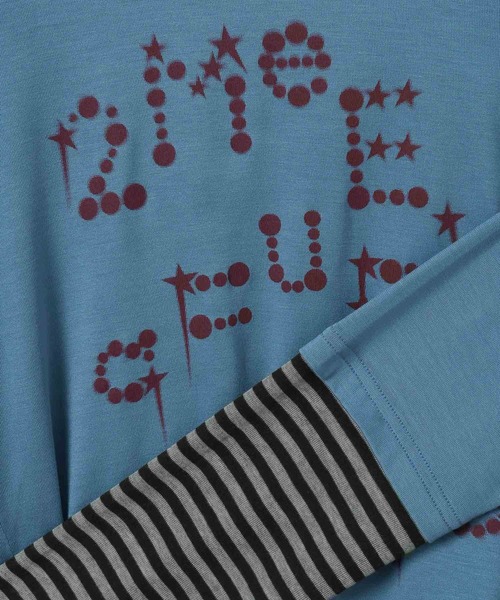 JEANASIS(ジーナシス)の「【25quee】ソデキリカエシアーTEE LS/655820(Tシャツ/カットソー・レディース・ブラック系その他/ブルー系その他/ホワイト系その他・FREE)」の13枚目の写真
