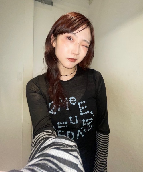 JEANASIS(ジーナシス)の「【25quee】ソデキリカエシアーTEE LS/655820(Tシャツ/カットソー・レディース・ブラック系その他/ブルー系その他/ホワイト系その他・FREE)」の14枚目の写真