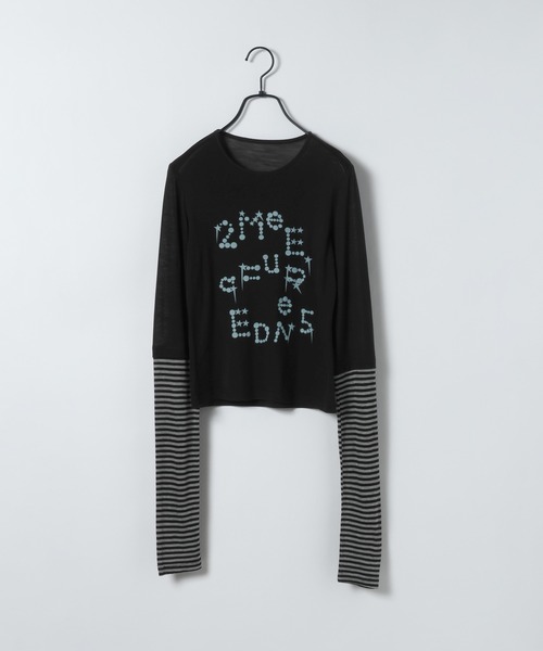 JEANASIS(ジーナシス)の「【25quee】ソデキリカエシアーTEE LS/655820(Tシャツ/カットソー・レディース・ブラック系その他/ブルー系その他/ホワイト系その他・FREE)」の18枚目の写真