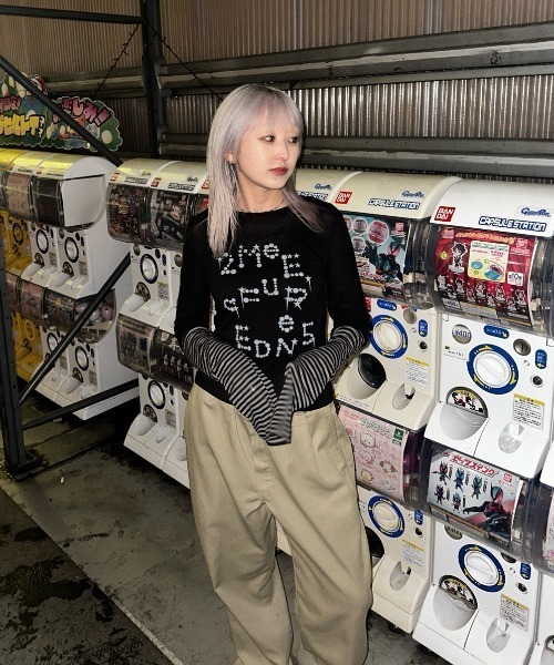 JEANASIS(ジーナシス)の「【25quee】ソデキリカエシアーTEE LS/655820(Tシャツ/カットソー・レディース・ブラック系その他/ブルー系その他/ホワイト系その他・FREE)」の15枚目の写真