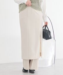ジップスリットIラインスカート
