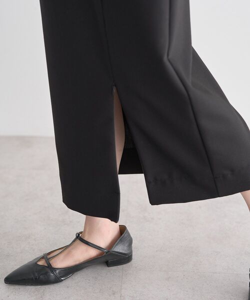 earth music&ecology（アースミュージックアンドエコロジー）の「ジップスリットIラインスカート（スカート・レディース・ブラック/ベージュ/グレー・M/S）」の18枚目の写真