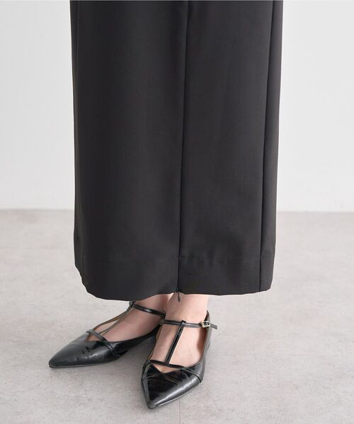 earth music&ecology（アースミュージックアンドエコロジー）の「ジップスリットIラインスカート（スカート・レディース・ブラック/ベージュ/グレー・M/S）」の17枚目の写真