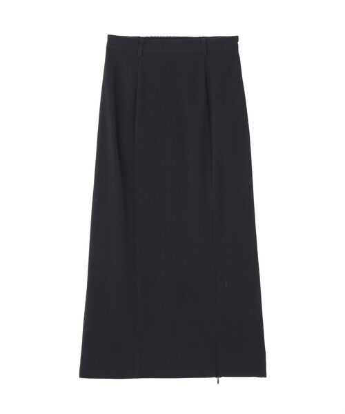 earth music&ecology（アースミュージックアンドエコロジー）の「ジップスリットIラインスカート（スカート・レディース・ブラック/ベージュ/グレー・M/S）」の5枚目の写真