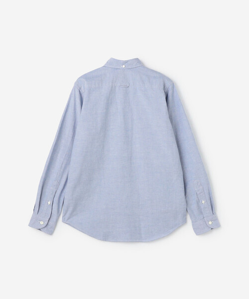 GYMPHLEX(ジムフレックス)の「Gymphlex | 長袖ボタンダウンシャツ SOLID WOMEN(シャツ/ブラウス・レディース・ホワイト/ブルー・12/14)」の4枚目の写真