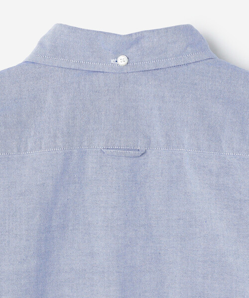 GYMPHLEX(ジムフレックス)の「Gymphlex | 長袖ボタンダウンシャツ SOLID WOMEN(シャツ/ブラウス・レディース・ホワイト/ブルー・12/14)」の6枚目の写真