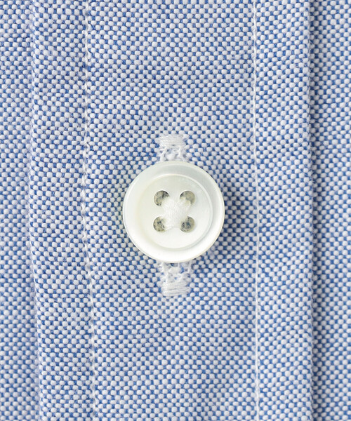 GYMPHLEX(ジムフレックス)の「Gymphlex | 長袖ボタンダウンシャツ SOLID WOMEN(シャツ/ブラウス・レディース・ホワイト/ブルー・12/14)」の9枚目の写真