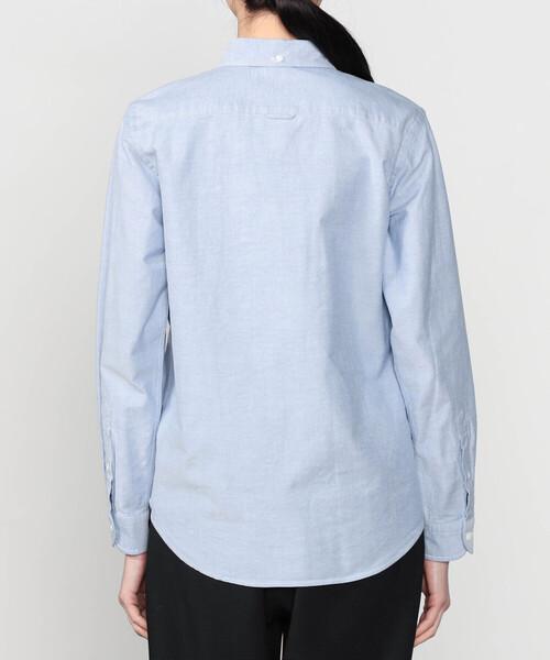 GYMPHLEX(ジムフレックス)の「Gymphlex | 長袖ボタンダウンシャツ SOLID WOMEN(シャツ/ブラウス・レディース・ホワイト/ブルー・12/14)」の13枚目の写真