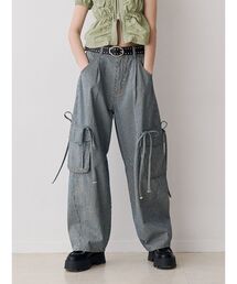 jouetie | ルーズポケットリボンデニム【セットアップ対応】(デニムパンツ)