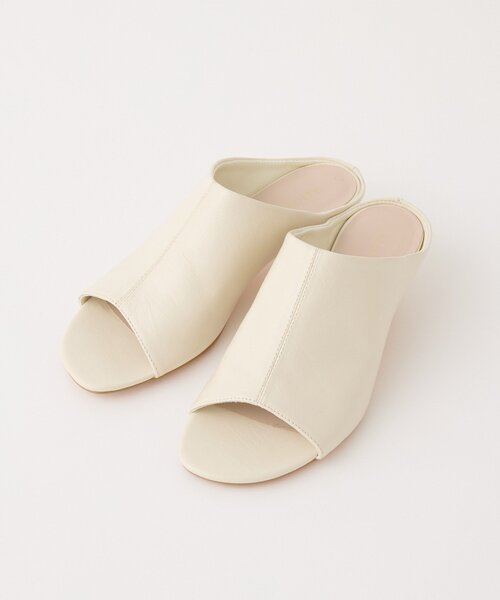 RIVE DROITE（リヴドロワ）の「予約【鮮度抜群】エナメルミュール（その他シューズ・レディース・アイボリー/ブラック・LARGE/MEDIUM/SMALL）」の2枚目の写真