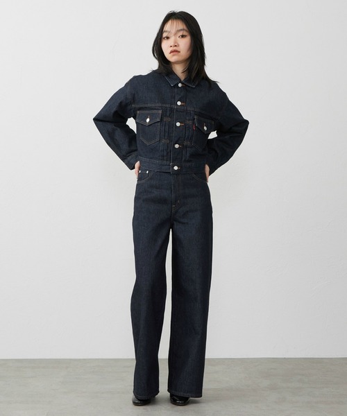 EDWIN(エドウィン)の「EDWIN LADYS 503 ワイド デニムパンツ ジーンズ(デニムパンツ・レディース・ダークインディゴブルー/ライトインディゴブルー/インディゴブルー・27/31/29/28/30)」の22枚目の写真