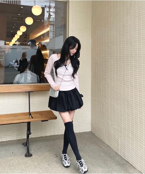 ELIZABETH STUART（エリザベスステュアート）の「フェイバー バレースニーカー EBAL167115（スニーカー・レディース・ライトグレー/ブラック/ピンク/ブルー・40/38/39/36/37）」の5枚目の写真