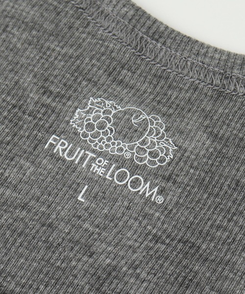 BACKYARD FAMILY(バックヤードファミリー)の「FRUIT OF THE LOOM リブタンクトップ3枚セット(タンクトップ・メンズ・ホワイト・L)」の2枚目の写真