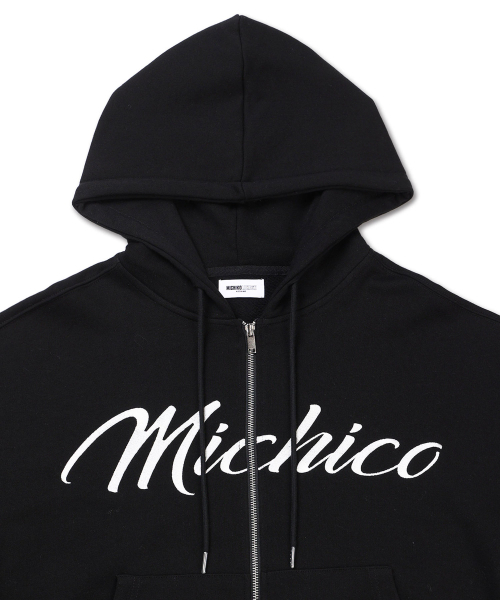 MICHIKO LONDON（ミチコ ロンドン）の「ミチコ フードパーカー ジップアップ ブラック（パーカー・レディース・その他・FREE）」の3枚目の写真