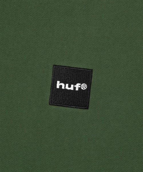 HUF(ハフ)の「BOX LOGO EMB HOODIE(パーカー・メンズ・オリーブ/ブラック・XL/L/M/S/XXL)」の12枚目の写真